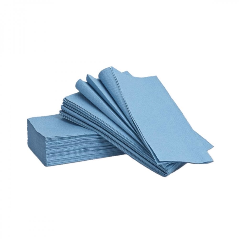 Z FOLD HAND TOWELS (BLUE)