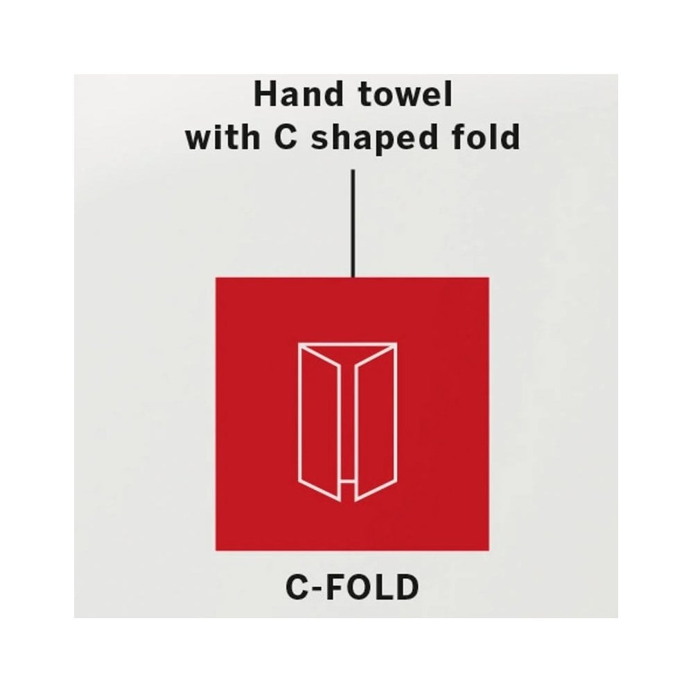 C FOLD HAND TOWELS (BLUE)