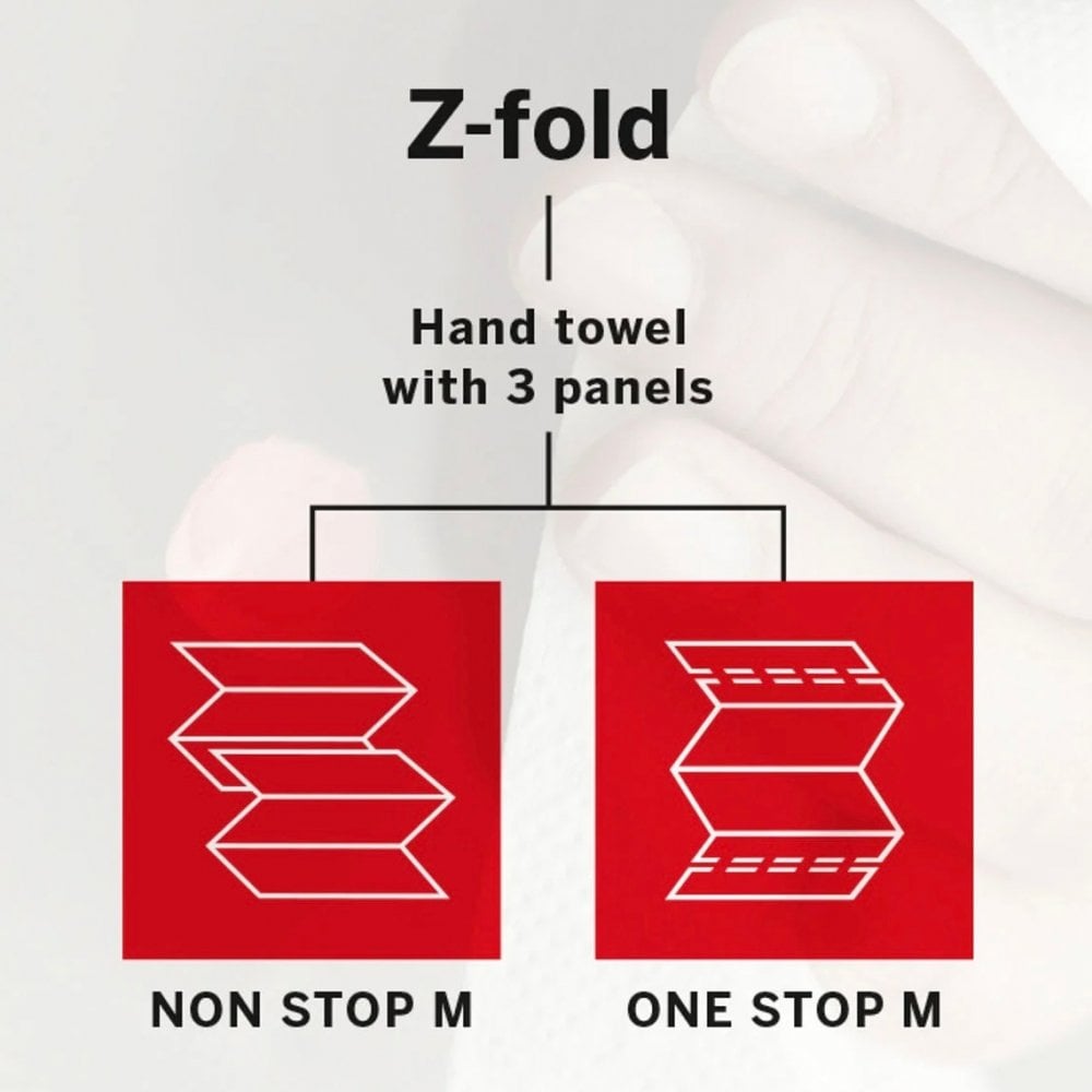 Z FOLD HAND TOWELS (WHITE)