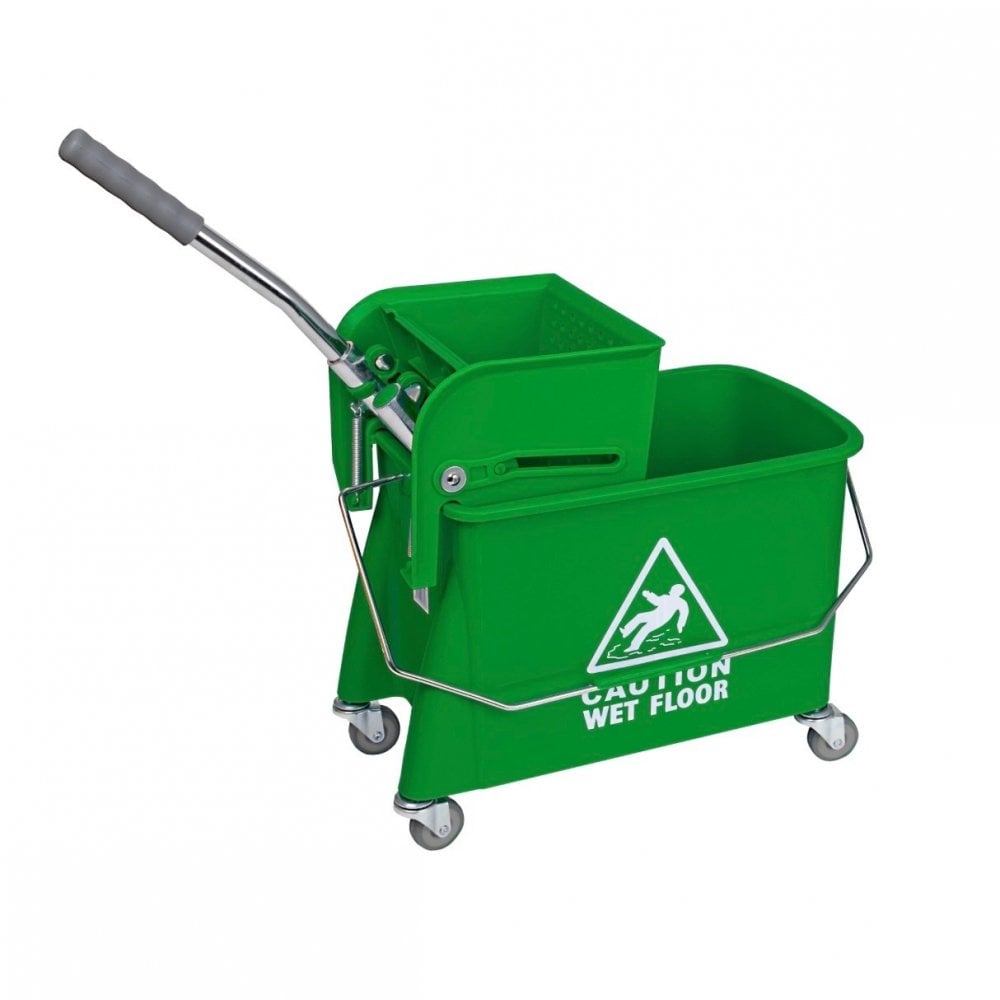 WRINGER BUCKET ON WHEELS (GREEN)