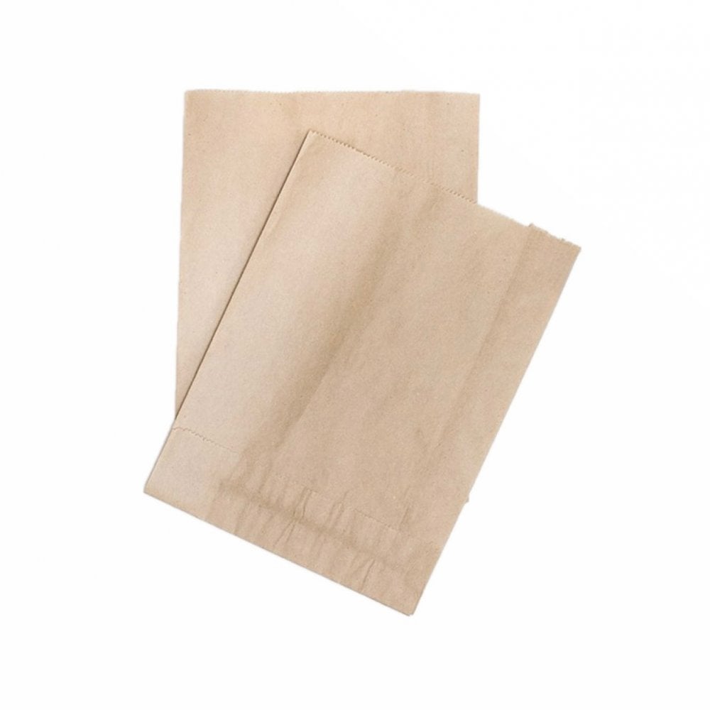7 X 9" KRAFT PAPER BAG (RIBBED)