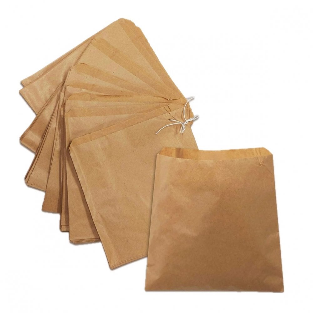 13 X 14" KRAFT PAPER BAG (RIBBED)