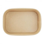 650ML KRAFT RECTANGULAR CONTAINER