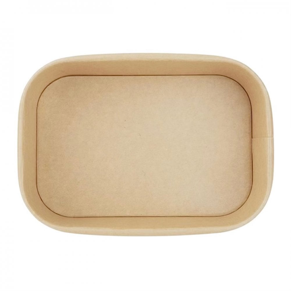 650ML KRAFT RECTANGULAR CONTAINER