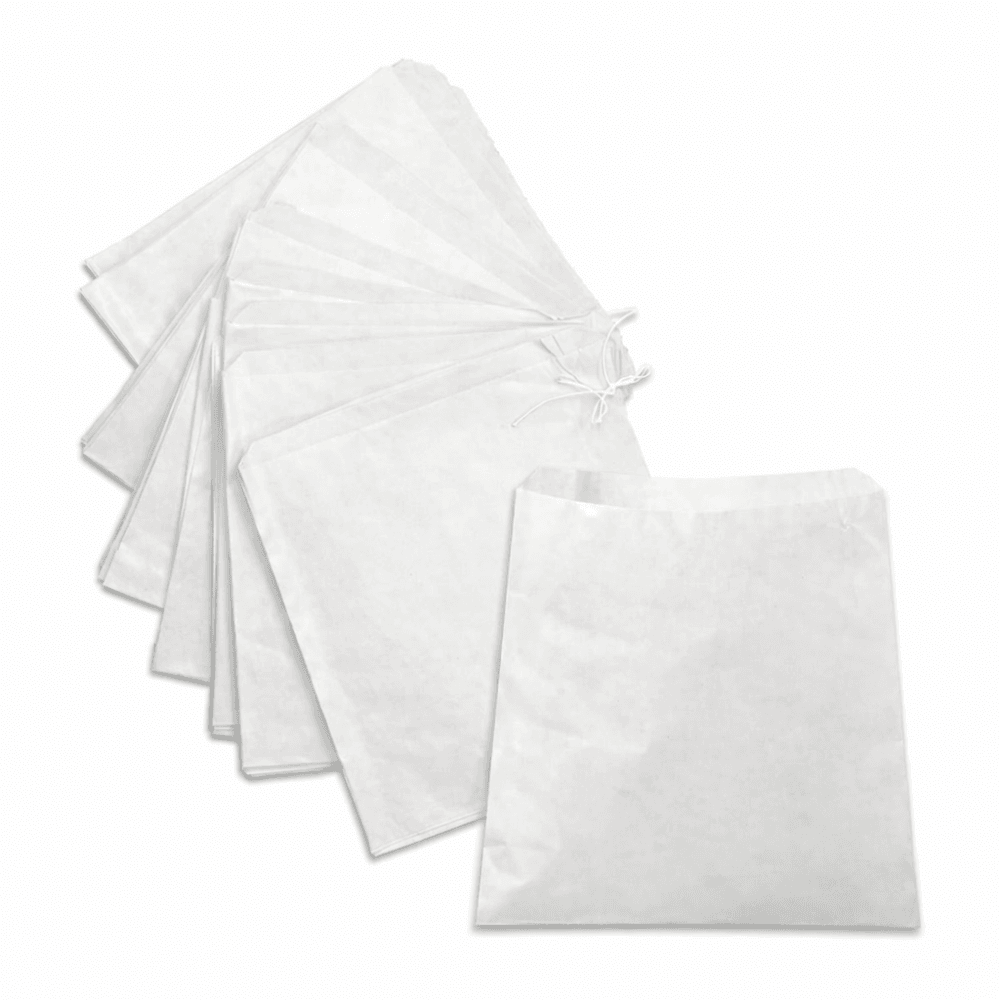 13 X 14" WHITE KRAFT PAPER BAG