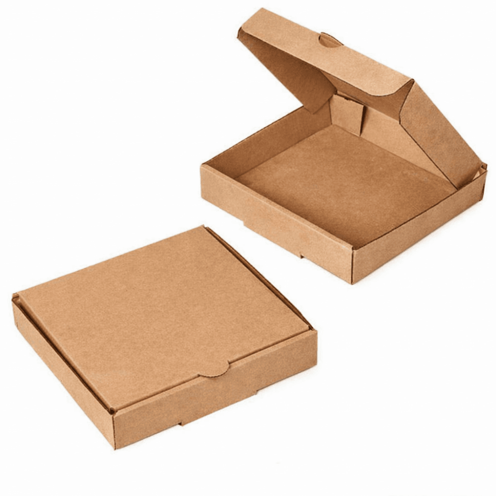 7" BROWN PIZZA BOX