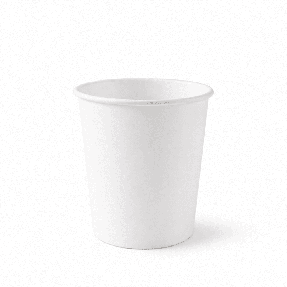 8OZ WHITE SINGLE WALL CUP
