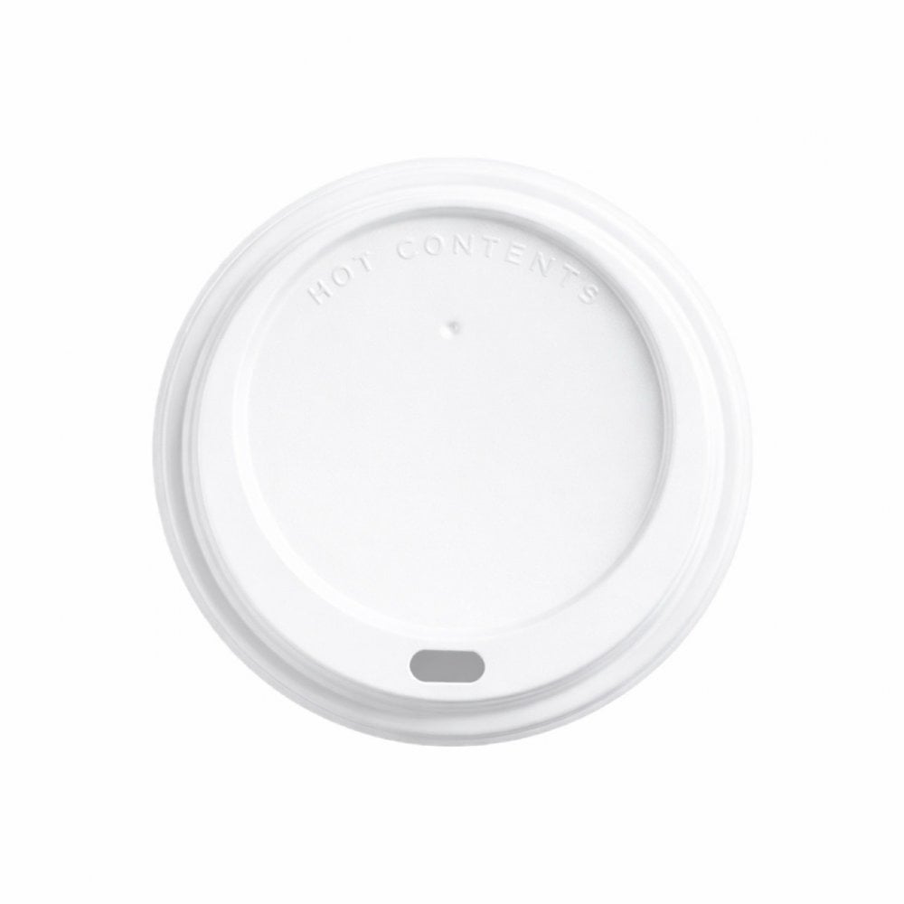 (12-16OZ) WHITE COMPOSTABLE SIP LID