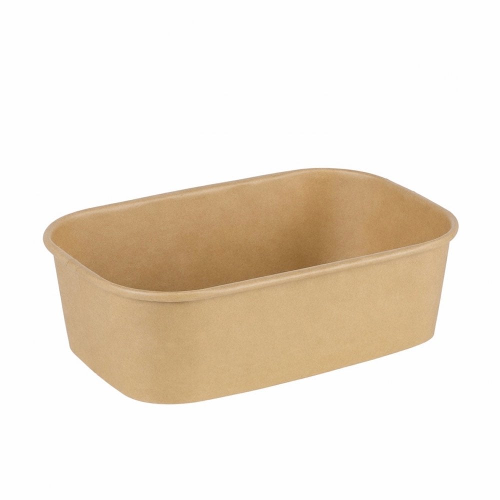 650ML KRAFT RECTANGULAR CONTAINER
