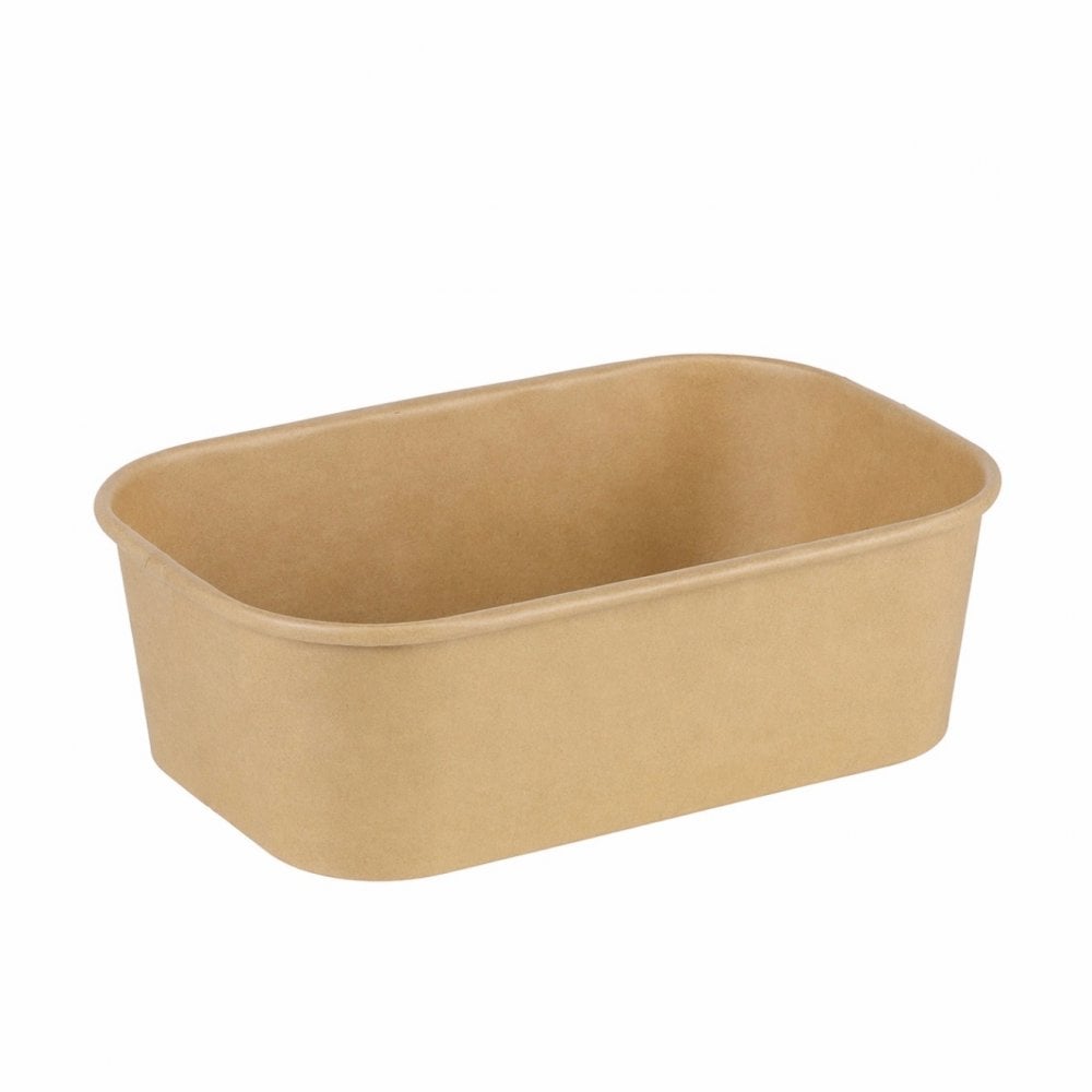 750ML KRAFT RECTANGULAR CONTAINER