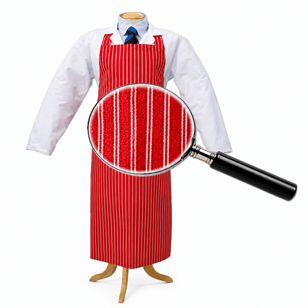 NYLON RED STRIPE APRON